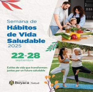 Boyacá conmemora la Semana de Hábitos de Vida Saludable 2025